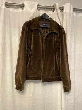J. Crew Brown Corduroy Zip Jacket With Smooth Lining For Men